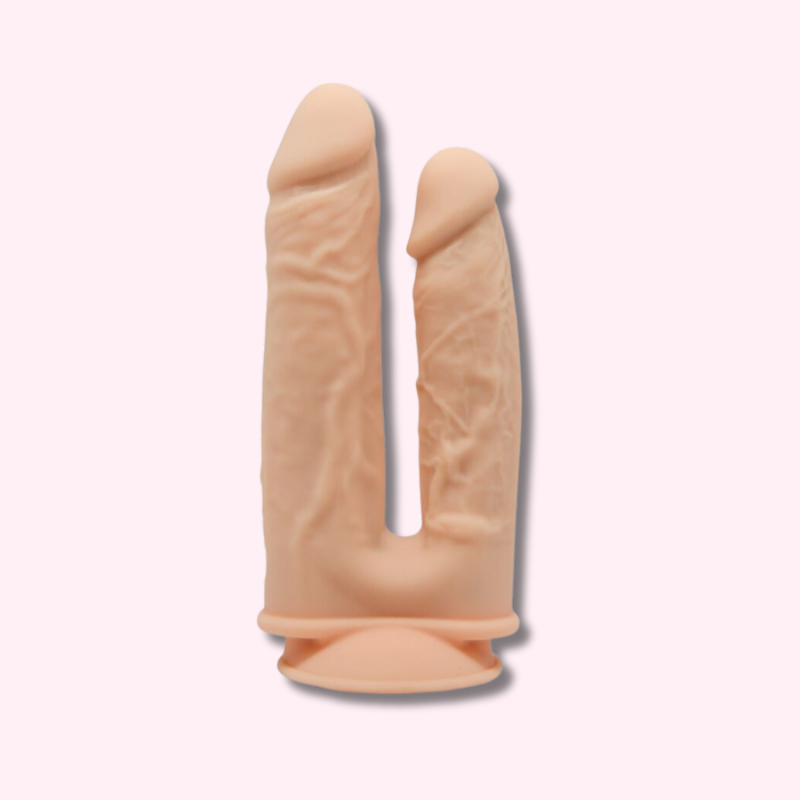 Double Gode Ventouse